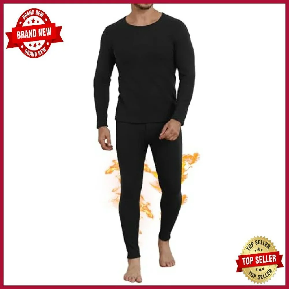 Men's Thermal Long Johns Polar Fleece Lined Winter Base Layer Bottoms